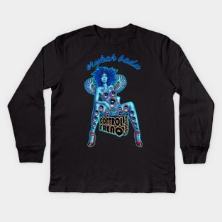 Erykah baru vintage Kids Long Sleeve T-Shirt